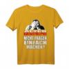 Alter Katastrophe Nicht fragen einfach machen Steel Vintage T-Shirt  Lustiges Retro Shirt für Handwerker, Mechaniker & Truckfahrer als Geschenk zu Weihnachten oder Geburtstag
