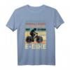 Unterschätze niemals einen alten Mann mit E-Bike Fahrrad T-Shirt  Lustiges Fahrradfahrer Herren T-Shirt als Geschenkidee für Radfahrer & Mountainbike Fans