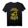 Alter Mann mit Bagger Baggerfahrer lustig Spruch Geschenk T-Shirt  Perfekt für Geburtstag, Weihnachten & Baustellenfans