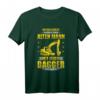 Alter Mann mit Bagger Baggerfahrer lustig Spruch Geschenk T-Shirt  Perfekt für Geburtstag, Weihnachten & Baustellenfans