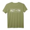 Lustiges Programmierer T-Shirt mit Alt+F4 Spruch - Witziges Geschenk für IT-Profis, Gamer & Nerds zum Geburtstag