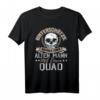 Unterschätze niemals einen alten Mann mit einem Quad - Lustiges Quad T-Shirt für Opa, Oma, Tante oder Onkel zum Geburtstag & Weihnachten