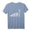 Windenergie Windkraft Windrad Windkraftanlage Evolution T-Shirt  Nachhaltiges Design für umweltbewusste Menschen