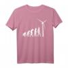 Windenergie Windkraft Windrad Windkraftanlage Evolution T-Shirt  Nachhaltiges Design für umweltbewusste Menschen