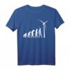 Windenergie Windkraft Windrad Windkraftanlage Evolution T-Shirt  Nachhaltiges Design für umweltbewusste Menschen
