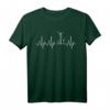 Windenergie Windkraft Windrad Windkraftanlage Herzschlag EKG T-Shirt  Für Umweltbewusste und Energiewende-Unterstützer