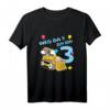 Kinder 3 Jahre alt Geburtstag Junge Bagger Party Motiv Geschenk T-Shirt  Perfekt für Baumaschinen-Fans & Kindergeburtstage