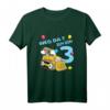 Kinder 3 Jahre alt Geburtstag Junge Bagger Party Motiv Geschenk T-Shirt  Perfekt für Baumaschinen-Fans & Kindergeburtstage
