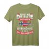 Angeln Norwegen T-Shirt  Lustiges Angel Motiv für Herren und Frauen, Perfekt für Angler und Norwegen-Liebhaber