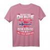 Angeln Norwegen T-Shirt  Lustiges Angel Motiv für Herren und Frauen, Perfekt für Angler und Norwegen-Liebhaber