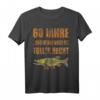 60 Jahre Geburtstag Angler T-Shirt mit Hecht Motiv - Lustiges Vintage Design für Männer, Opas & Angler-Freunde