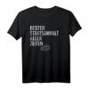 Cooles Staatsanwalt Geschenk Jura Justiz Jurist T-Shirt  Lustiges Berufssouvenir für Kollegen, Geburtstag & Weihnachten