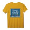 Person ist außer Betrieb Kragen ist geplatzt T-Shirt  Humoriges Geschenk für Geburtstag, Vatertag, Muttertag, Ostern, Weihnachten & Feiertage