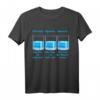 Lustiges Aquaristik Aquarianer Aquarium T-Shirt mit Wassergläsern  Perfektes Geschenk zu Weihnachten & Geburtstag für Aquarium-Enthusiasten