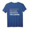 Architekt The Myth Legend T-Shirt  Lustiges Architektur Geschenk für Herren, Damen, Jungen & Mädchen, Perfekt für Weihnachten, Geburtstag & Ruhestand