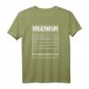 Ingenieur Techniker Bauingenieur Architekt Engineer Geschenk T-Shirt  Lustiges Design für Ingenieure, Architekten & Technikfans