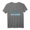 Architektur Fun Shirt Geschenkidee für Architekten, Bauprofis und Studierende  Lustiges T-Shirt mit Grundriss für Geburtstag & Weihnachten
