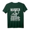 Herren Maurer weil Architekten auch Helden brauchen - Witziges Maurer Geschenk T-Shirt für Bauarbeiter, Maurermeister & Männer auf der Baustelle