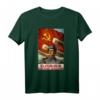 Sowjetische T-Shirt mit UdSSR Propaganda Vintage Poster  Artillerie, Kosmonauten Gagarin & Geschichte der Sowjetunion