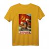 Sowjetische T-Shirt mit UdSSR Propaganda Vintage Poster  Artillerie, Kosmonauten Gagarin & Geschichte der Sowjetunion