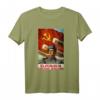 Sowjetische T-Shirt mit UdSSR Propaganda Vintage Poster  Artillerie, Kosmonauten Gagarin & Geschichte der Sowjetunion