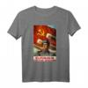 Sowjetische T-Shirt mit UdSSR Propaganda Vintage Poster  Artillerie, Kosmonauten Gagarin & Geschichte der Sowjetunion