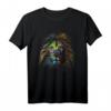 Farbenfrohes Löwen T-Shirt  Majestätischer König der Tiere aus Afrika für Löwenliebhaber