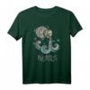 Wassermann Tierkreiszeichen Himmelshoroskop T-Shirt - Astrologie Geschenk für Wassermann-Geborene, Glücksbringer & Horoskop Fans