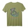 Wassermann Tierkreiszeichen Himmelshoroskop T-Shirt - Astrologie Geschenk für Wassermann-Geborene, Glücksbringer & Horoskop Fans