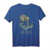 Wassermann Tierkreiszeichen Himmelshoroskop T-Shirt - Astrologie Geschenk für Wassermann-Geborene, Glücksbringer & Horoskop Fans