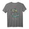 Wassermann Tierkreiszeichen Himmelshoroskop T-Shirt - Astrologie Geschenk für Wassermann-Geborene, Glücksbringer & Horoskop Fans