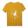 Tarot mit Katze, Mondsichel, Sternen, Astrologie T-Shirt  Spirituelles Design für Kartenleger und Katzenliebhaber