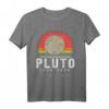 Pluto 1930 - 2006 Unvergessen Sonnensystem T-Shirt - Retro Wissenschaftsgeschenk für Astronomie- und Weltraumfans