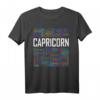 Steinbock Sternzeichen Eigenschaften Horoskop Astrologie T-Shirt  Perfektes Geschenk für Steinbock Männer und Frauen, Weihnachten & Geburtstagsidee