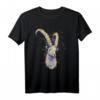 Steinbock Astrologie Sternzeichen T-Shirt mit künstlerischer Grafik und bunten Farbspritzern  Perfekt für Astrologie-Fans