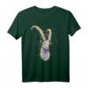 Steinbock Astrologie Sternzeichen T-Shirt mit künstlerischer Grafik und bunten Farbspritzern  Perfekt für Astrologie-Fans