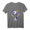 Kinder Astronaut T-Shirt für 7. Geburtstag  Raumfahrt & Weltraum Design, Perfekt für Jungen & Mädchen, Party & Geschenkidee