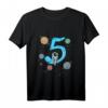 Kinder Astronaut Shirt zum 5. Geburtstag  Weltraum Design für Jungen & Mädchen, tolles Geschenk für kleine Raumfahrtfans