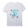 Kinder Astronaut Shirt zum 5. Geburtstag  Weltraum Design für Jungen & Mädchen, tolles Geschenk für kleine Raumfahrtfans