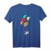 Raumfahrer Planeten Luftballons T-Shirt - Vintage Astronomie Design für Geeks, Sternenfans und Weltraumliebhaber, perfektes Geschenk zu Geburtstag & Weihnachten