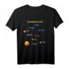 Sonnensystem T-Shirt  Perfektes Geschenk für Space Geeks, Astronomie- und Wissenschaftsfans
