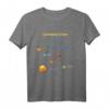 Sonnensystem T-Shirt  Perfektes Geschenk für Space Geeks, Astronomie- und Wissenschaftsfans