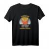 Training Pommes Sport T-Shirt  Lustiges Geschenk für Fastfood Fans, Sportler & Foodie Freunde zu Geburtstagen & Weihnachten