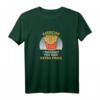 Training Pommes Sport T-Shirt  Lustiges Geschenk für Fastfood Fans, Sportler & Foodie Freunde zu Geburtstagen & Weihnachten