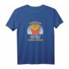 Training Pommes Sport T-Shirt  Lustiges Geschenk für Fastfood Fans, Sportler & Foodie Freunde zu Geburtstagen & Weihnachten