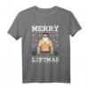 Merry Liftmas Bodybuilder Weihnachts-Shirt - Ugly Christmas Design für Kraftsportler & Fitnessfans als Geschenkidee zu Weihnachten und Nikolaus