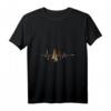 Damen Segler Geschenk Segelboot Meer Herzschlag Segeln T-Shirt mit V-Ausschnitt  Perfekt für Wasser- und Bootsbegeisterte zu Weihnachten, Ostern & Geburtstag