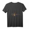Damen Segler Geschenk Segelboot Meer Herzschlag Segeln T-Shirt mit V-Ausschnitt  Perfekt für Wasser- und Bootsbegeisterte zu Weihnachten, Ostern & Geburtstag