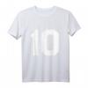 Jersey-Uniform Nummer 10 T-Shirt - Personalisiertes Sportteam-Shirt für Fußball, Baseball, Basketball, Volleyball und Hockey