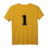 Schwarzes Sport-Fan-Trikot mit Nummer  Vielseitiges Fan-T-Shirt für alle Sportarten, perfekte Geschenkidee für Fans und Team-Mütter